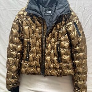 The North Face Women's Metallic Gold Puffer Jacket